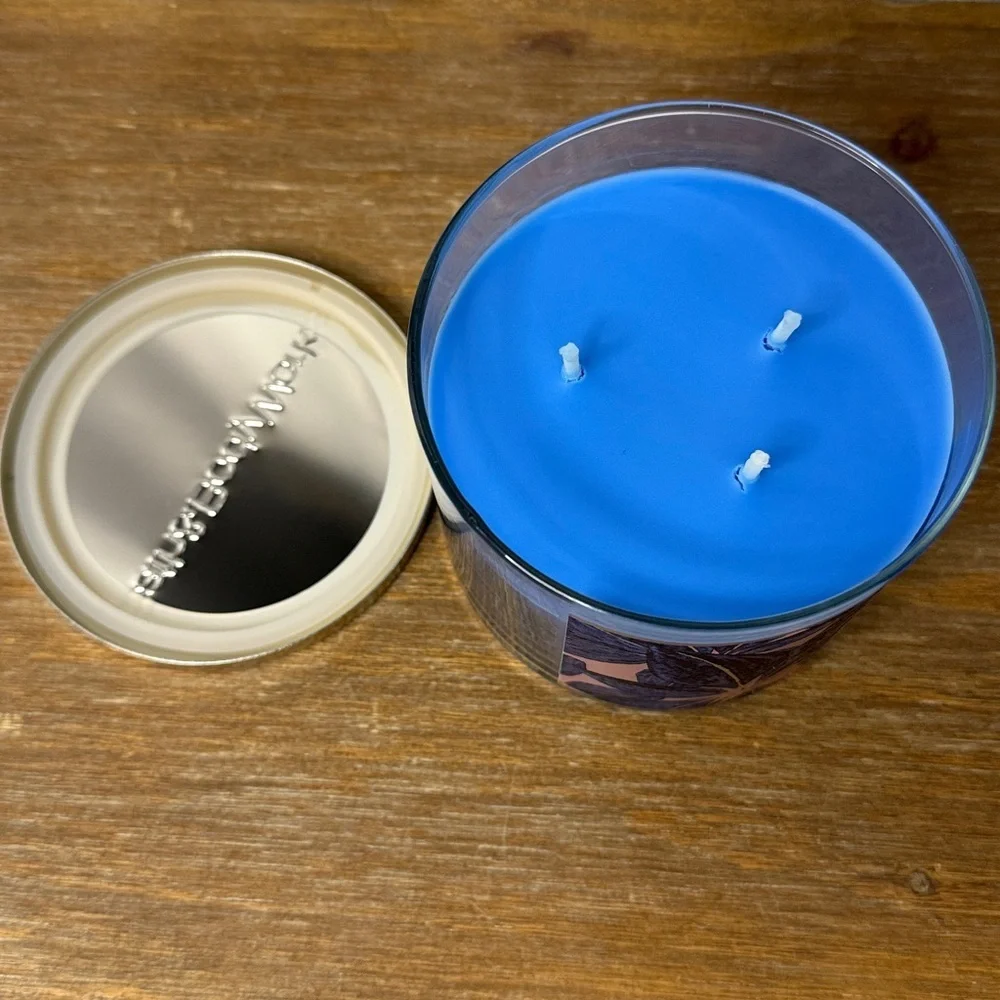 Bath & Body Works Ocean Driftwood Scented 3 Wick Candle 14.5oz Soy Wax NWT